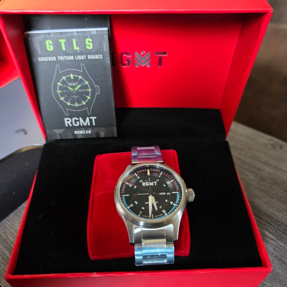 RGMT Tactician Tritium Limited Edition Automatic 40mm Wristwatch RG-8048-11